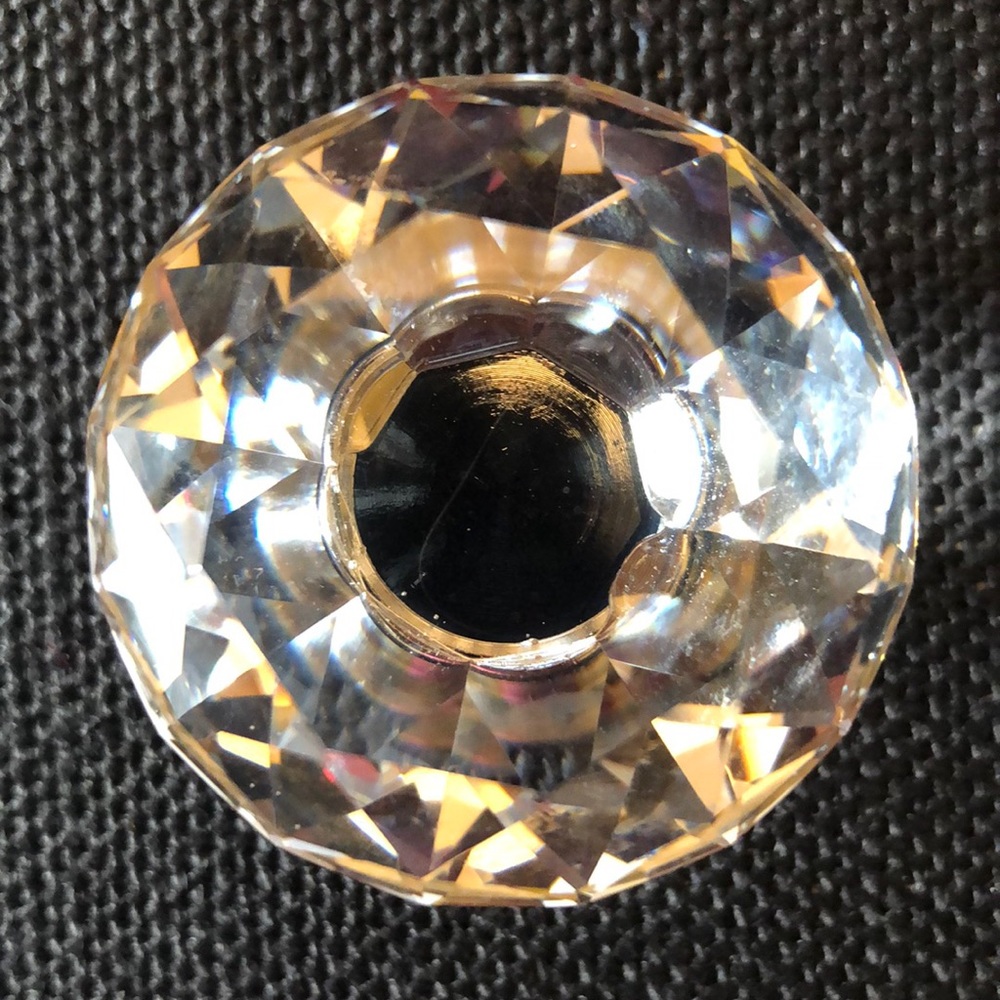 Crystal knobs, 20, will add a look of luxury to dressers, cabinets, home decor.